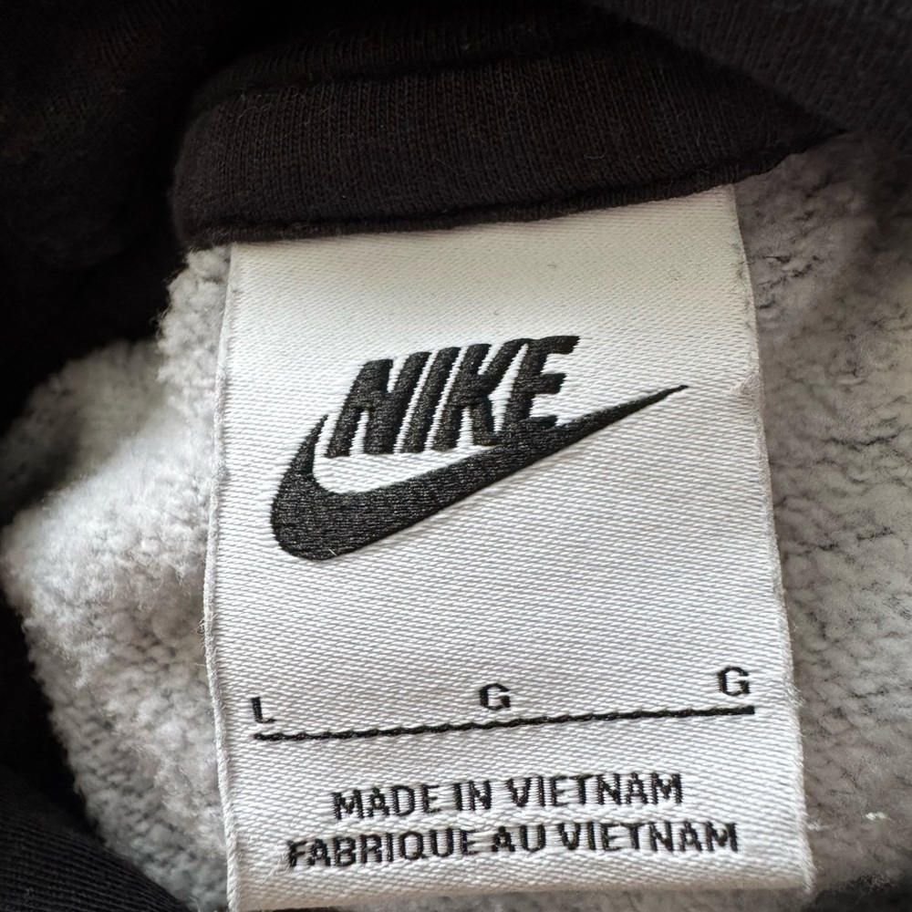 Nike Kids Black and White Logo Hoodie - Picture 4 of 6